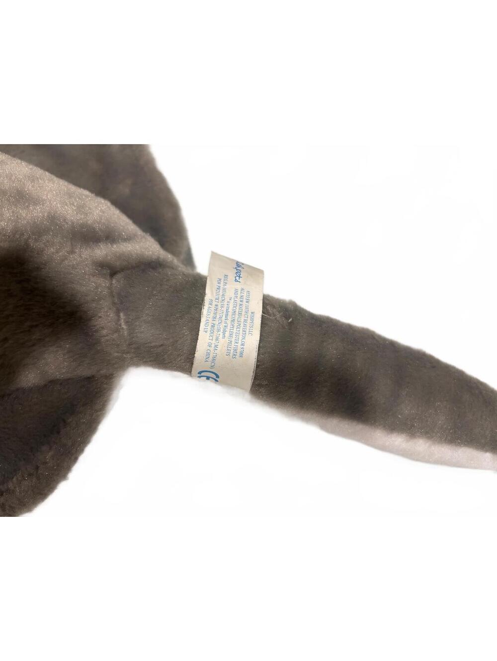 Wishpets Grey Stingray Plush Stuffed Animal Droopy Ray 2013 Blue Sparkle Eyes - Picture 7 of 8